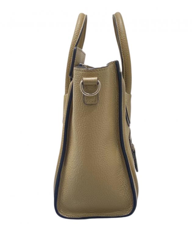 中古・古着通販】CELINE (セリーヌ) ラゲージ ナノショッパー ベージュ