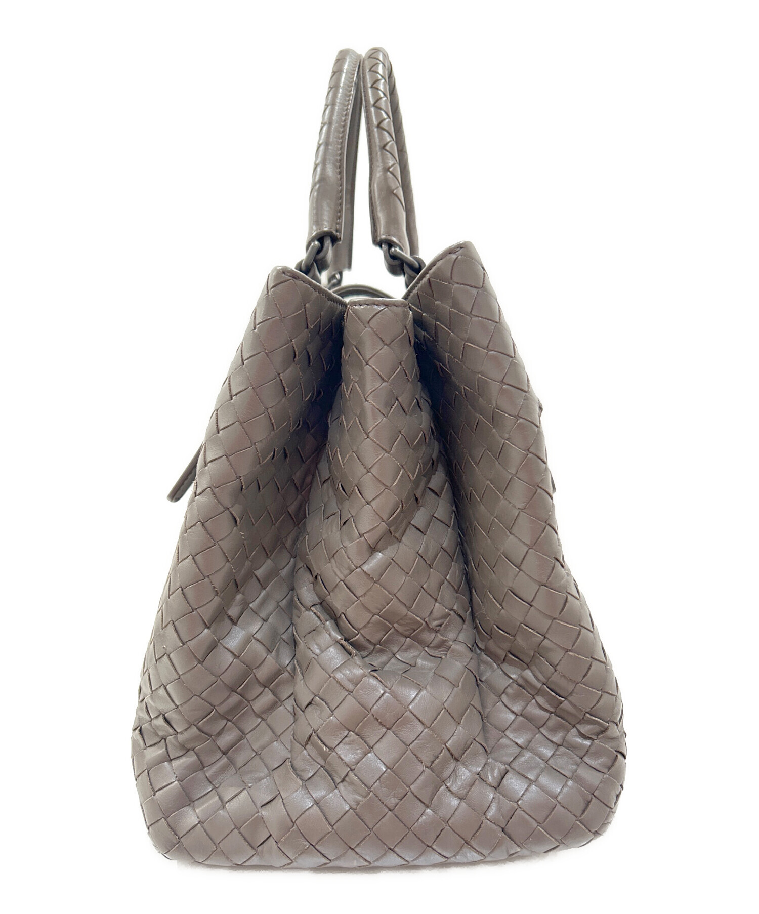 BOTTEGA VENETA ボッテガベネタ ハンドバッグ レディース 【古着】【中古】 中古・古着通販】BOTTEGA VENETA (ボッテガベネタ) イントレチャート