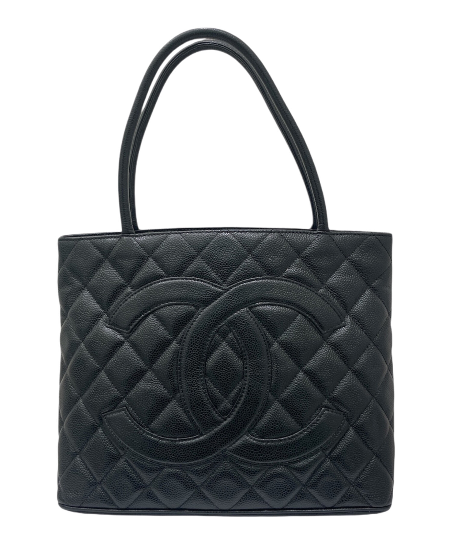 中古・古着通販】CHANEL (シャネル) 復刻トートバッグ ブラック
