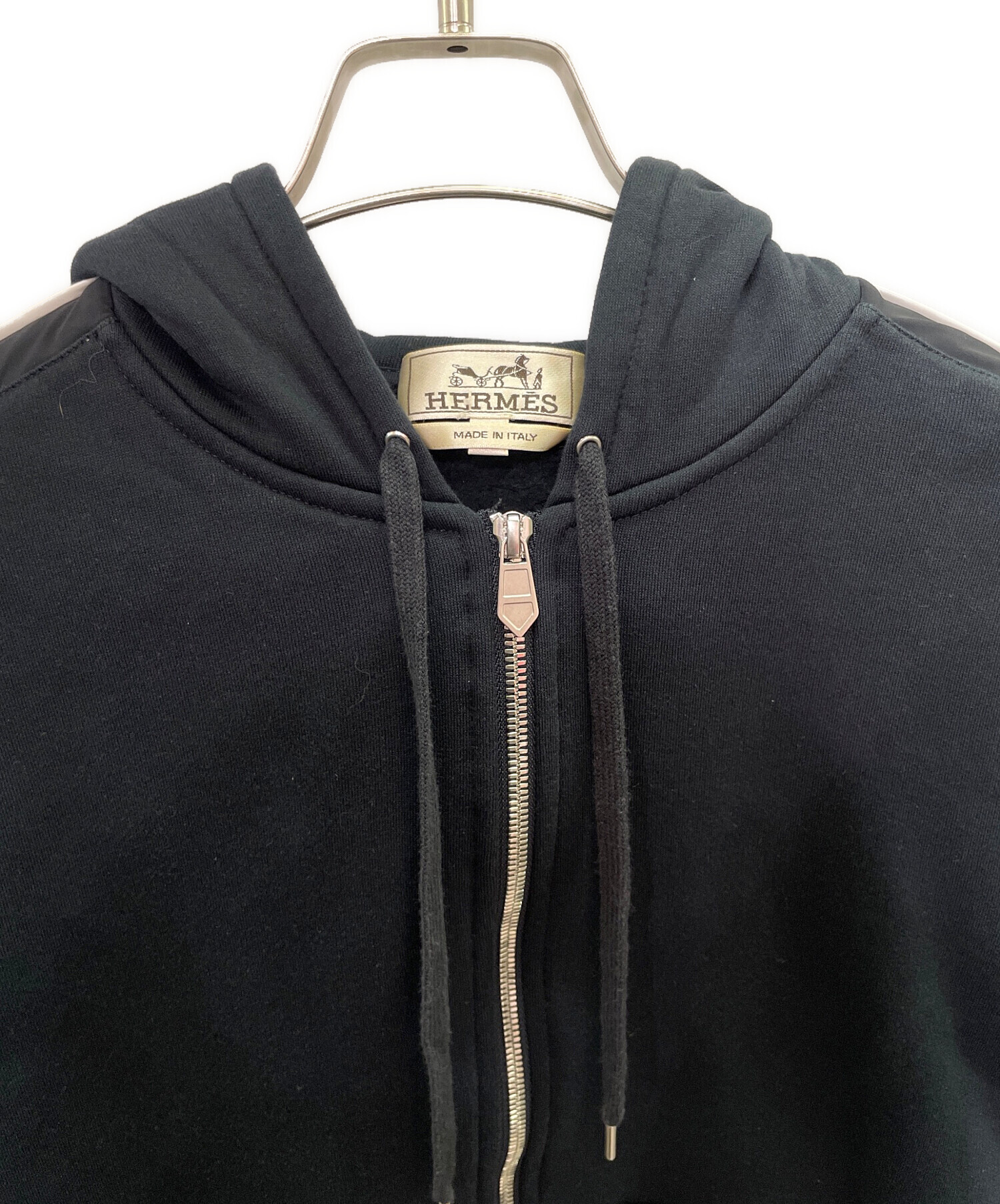 中古・古着通販】HERMES (エルメス) フーデッドジップアップ・パーカ