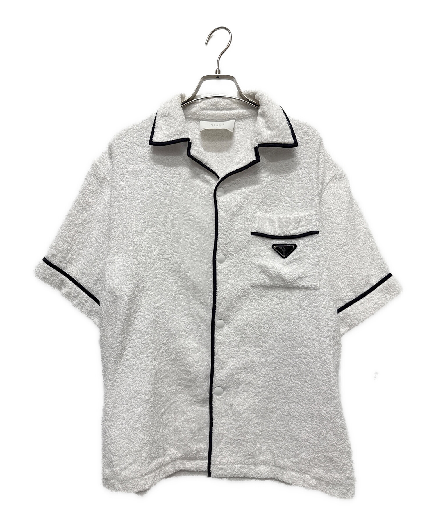 中古・古着通販】PRADA (プラダ) Terry Bowling Shirt/トライアングル