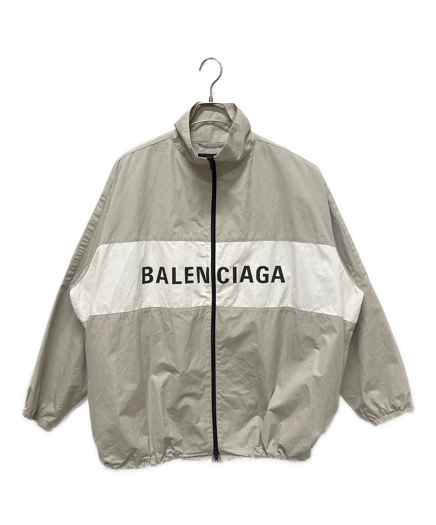 BALENCIAGA オーバーサイズ カレッジ ブルゾン 中古・古着通販】BALENCIAGA (バレンシアガ) オーバーサイズド ジップ