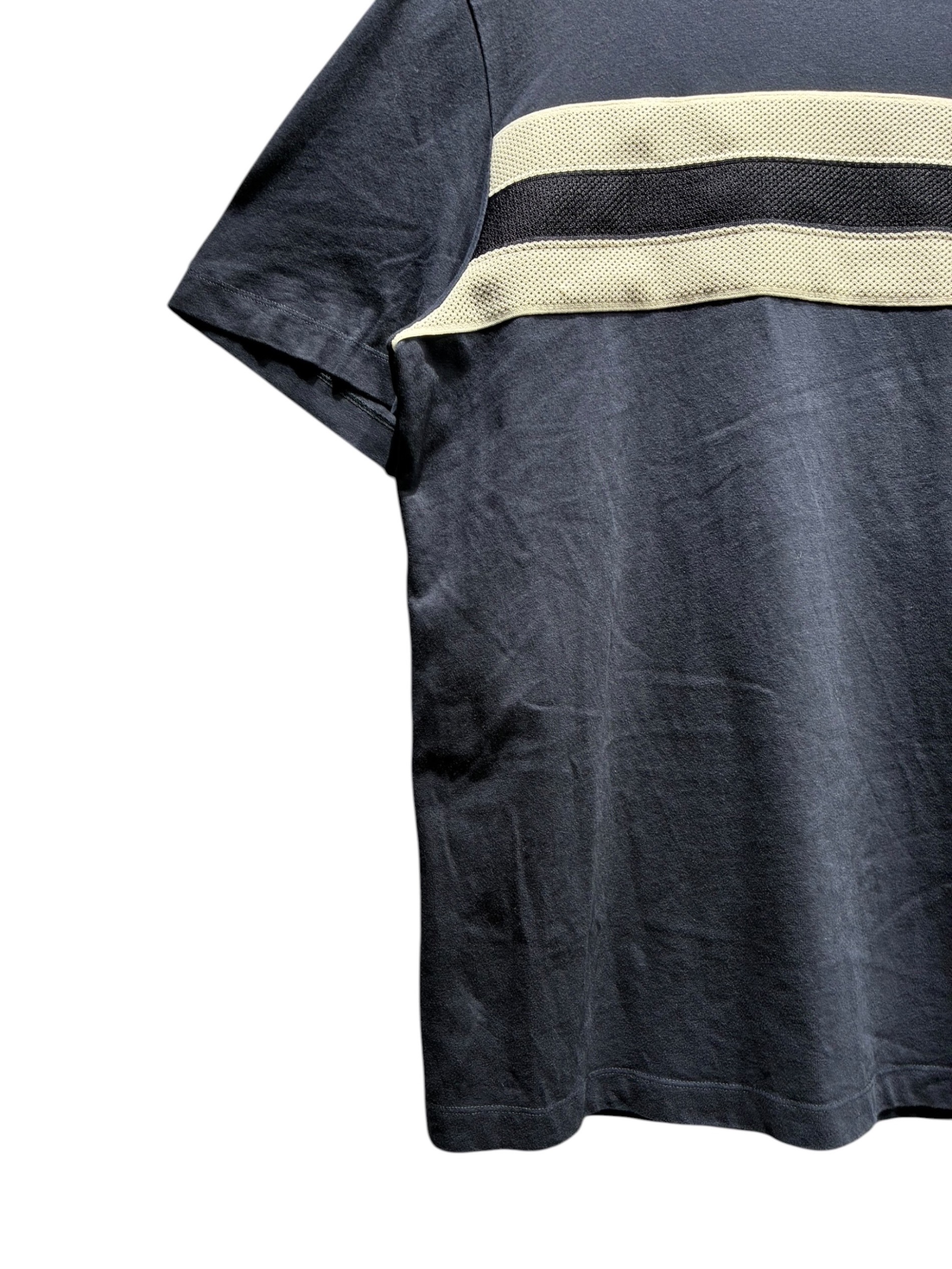 中古・古着通販】MONCLER (モンクレール) ロゴTシャツ ネイビー サイズ