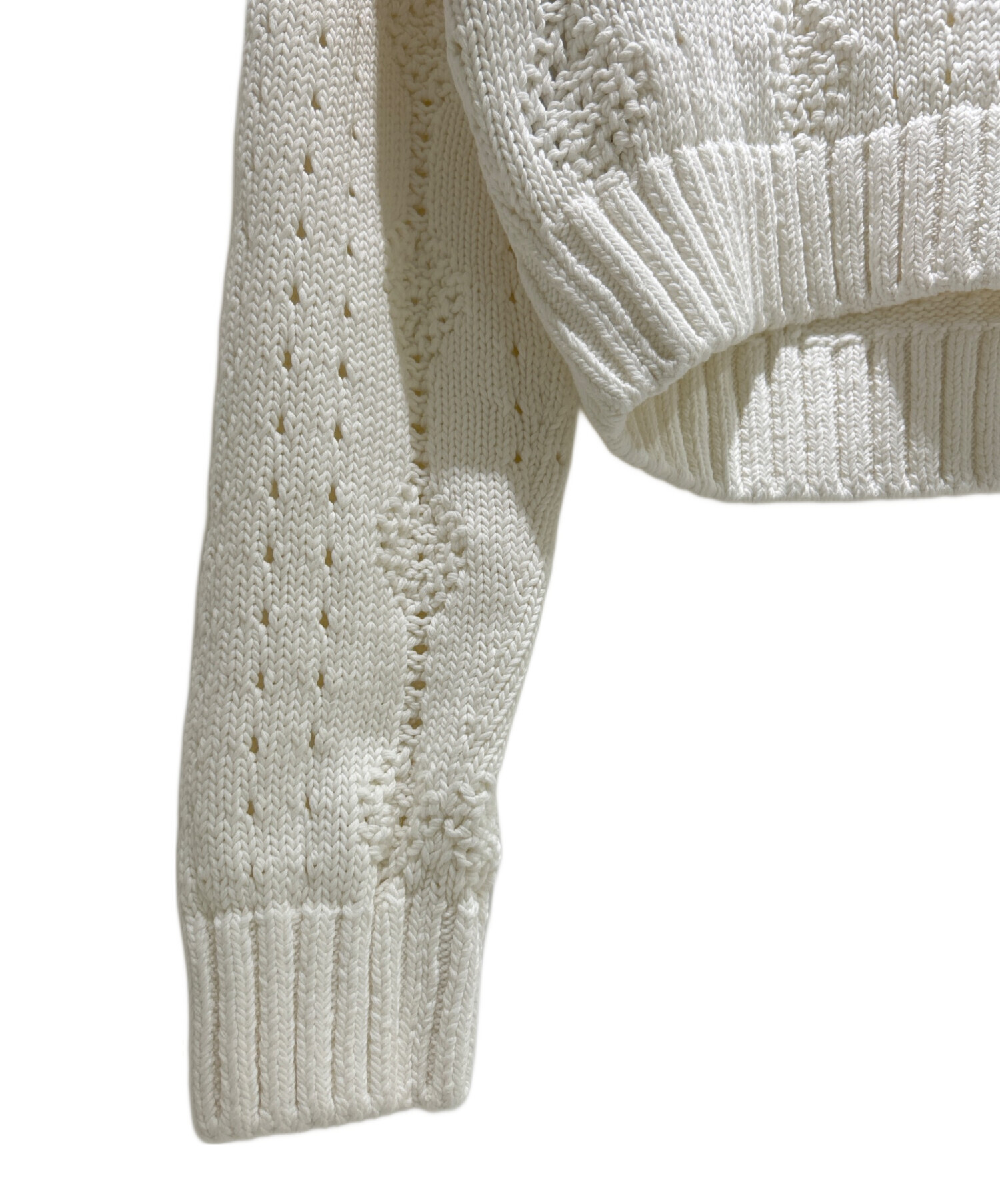 中古・古着通販】PRADA (プラダ) トライアングルロゴVネックケーブル