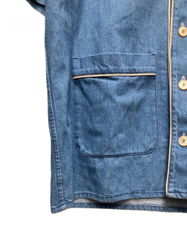 中古・古着通販】GUCCI (グッチ) ベースボールデニムシャツ/半袖シャツ