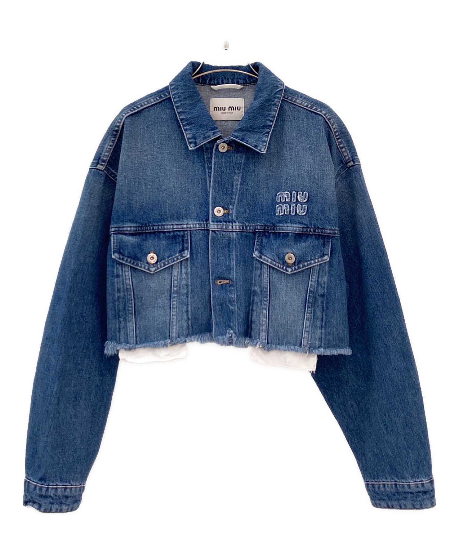 中古・古着通販】MIU MIU (ミュウミュウ) ロゴデニムジャケット