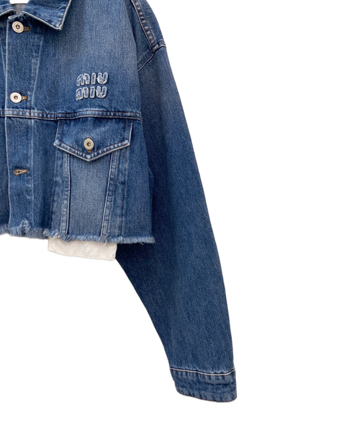 中古・古着通販】MIU MIU (ミュウミュウ) ロゴデニムジャケット