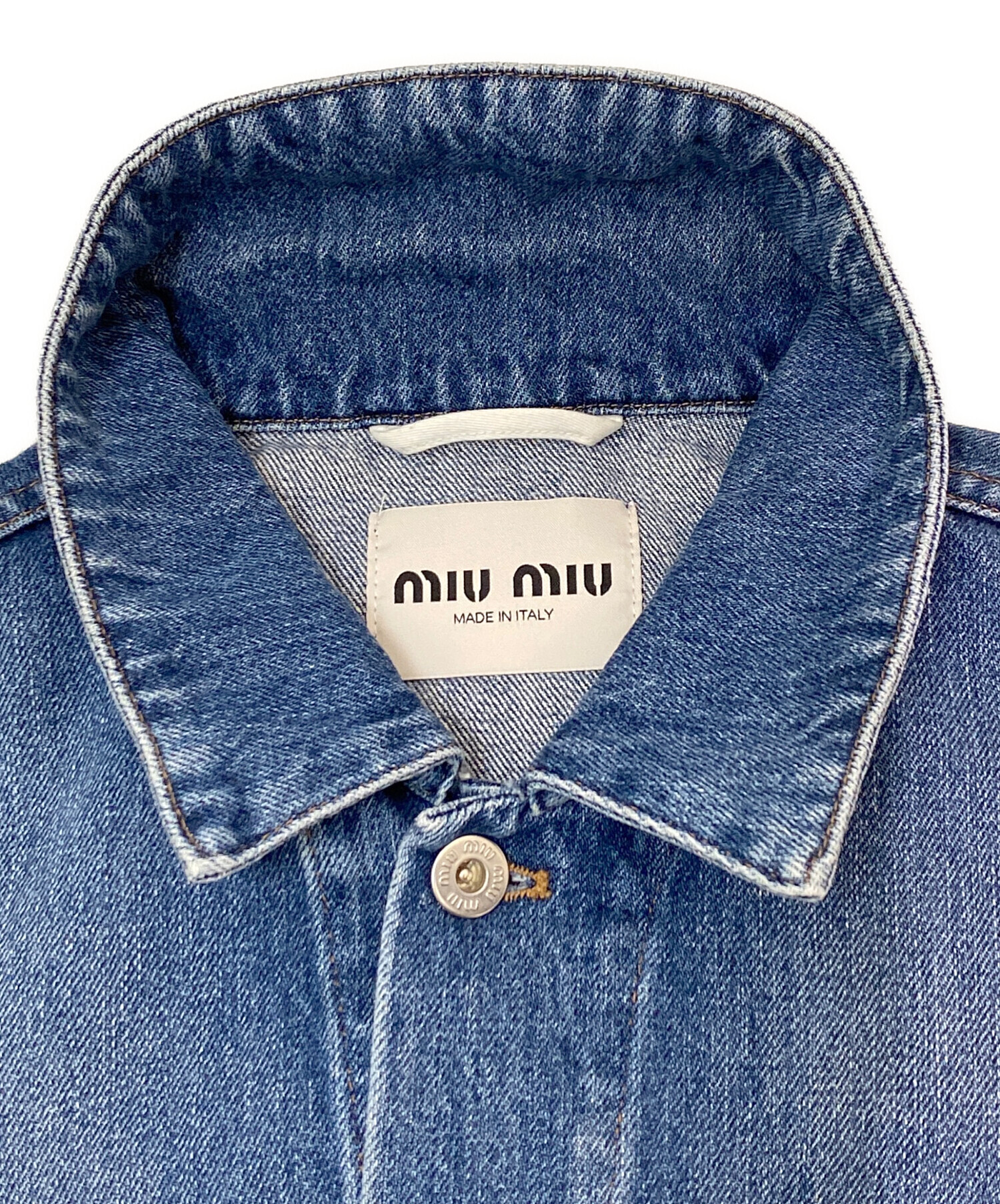 中古・古着通販】MIU MIU (ミュウミュウ) ロゴデニムジャケット
