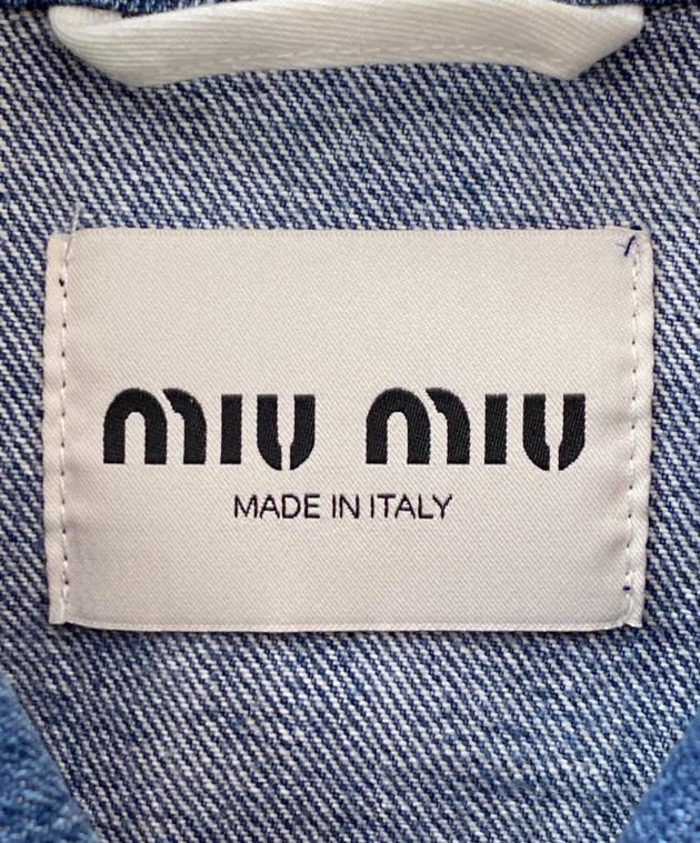 中古・古着通販】MIU MIU (ミュウミュウ) ロゴデニムジャケット