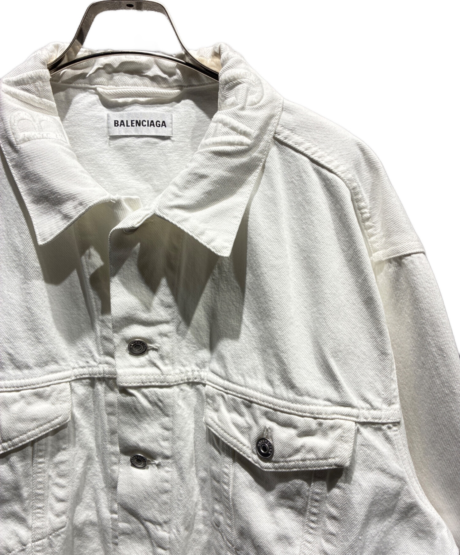 中古・古着通販】BALENCIAGA (バレンシアガ) ロゴデニムジャケット