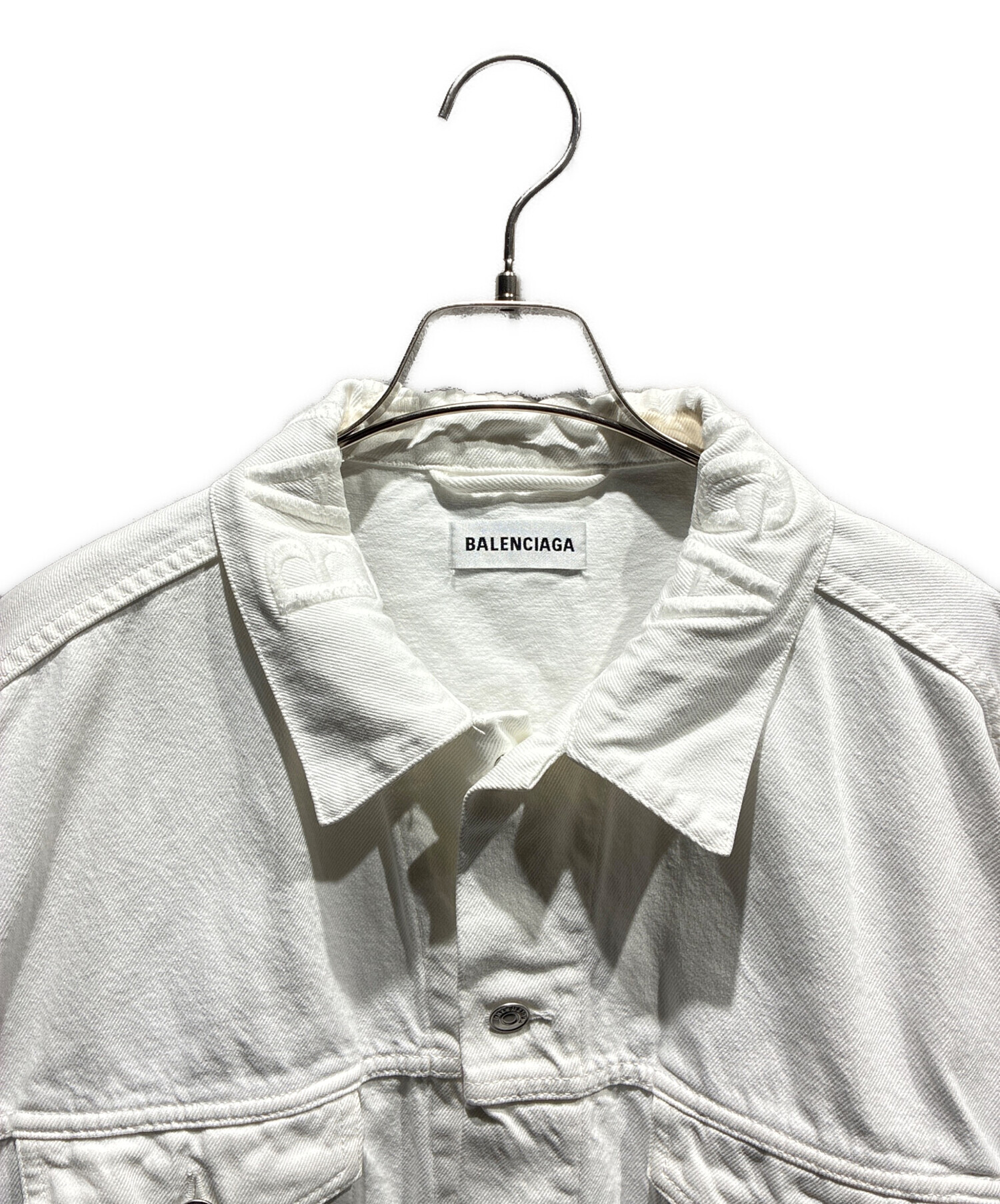 中古・古着通販】BALENCIAGA (バレンシアガ) ロゴデニムジャケット