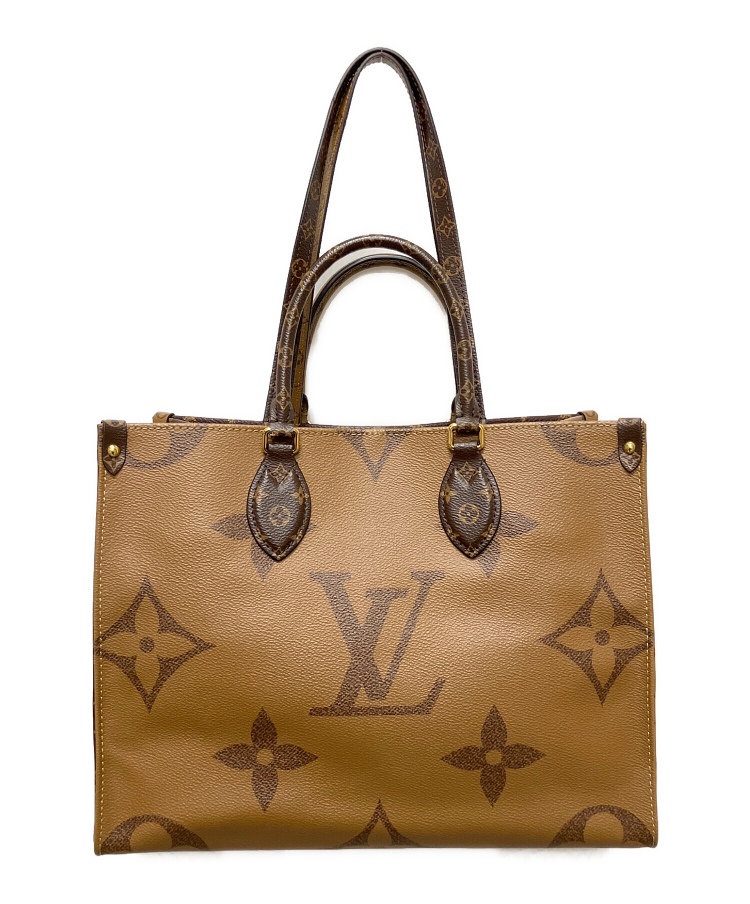 バッグ Louis Vuitton on the go MM 中古・古着通販】LOUIS VUITTON (ルイ ヴィトン) On The Go MM Tote