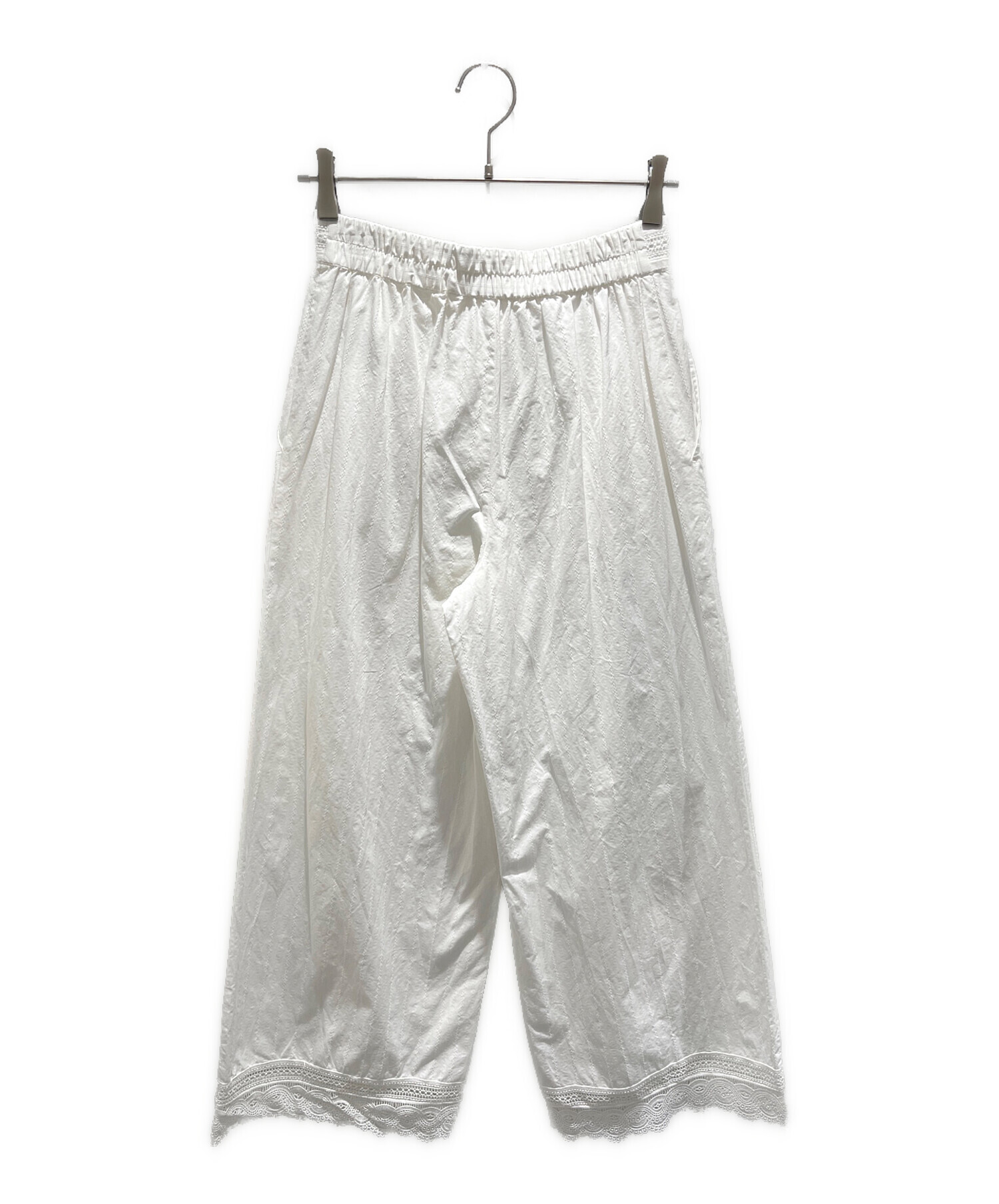 中古・古着通販】ne quittez pas (ヌキテパ) Poplin Dobby Hem Lace