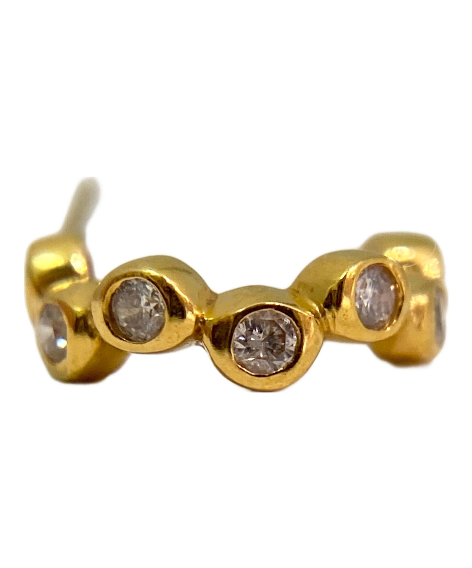 22k1Pダイヤピアスノーブランド 中古・古着通販】NO BRAND (ノーブランド) ダイヤモンドピアス