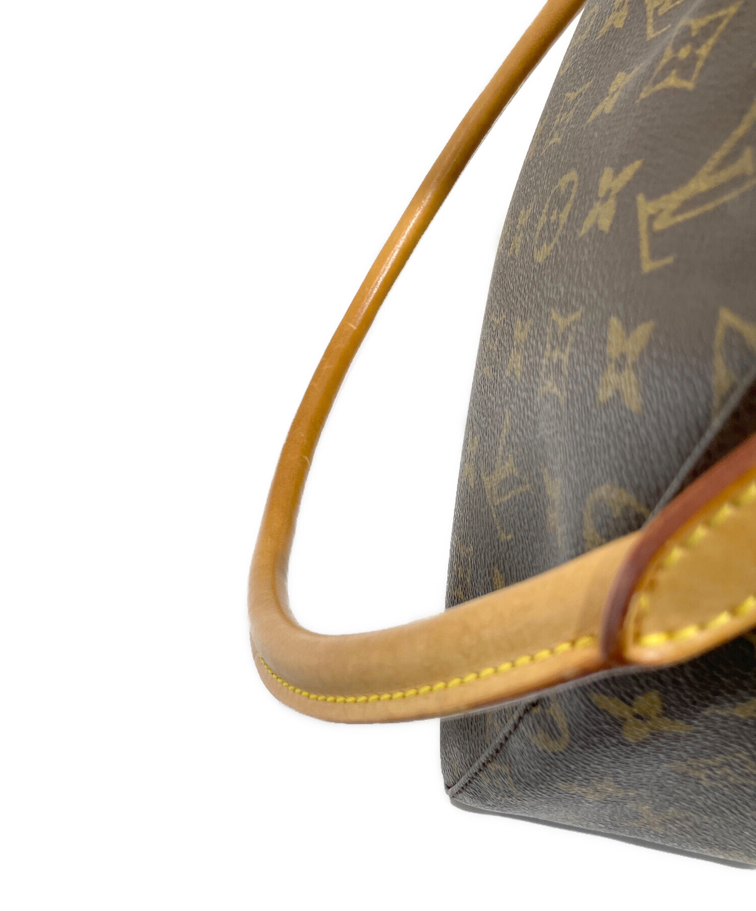 LOUIS VUITTON ルーピングMM モノグラムFL0052 製造2002 中古・古着通販】LOUIS VUITTON (ルイ ヴィトン) ルーピングMM