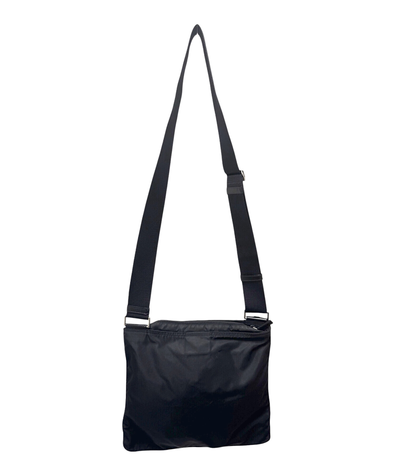 中古・古着通販】PRADA (プラダ) トライアングルロゴショルダーバッグ