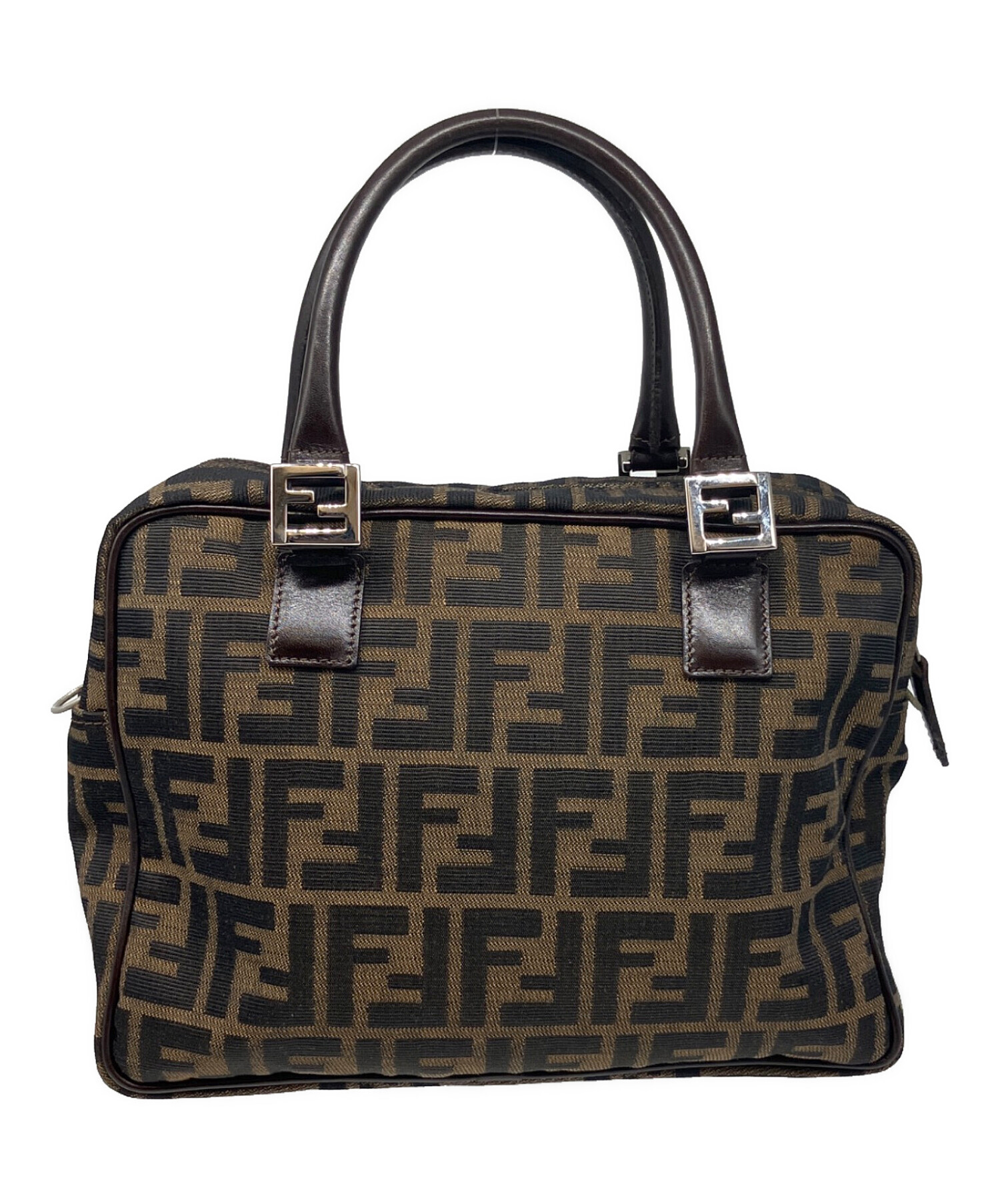 中古・古着通販】FENDI (フェンディ) ハンドバッグ ズッカ ブラウン