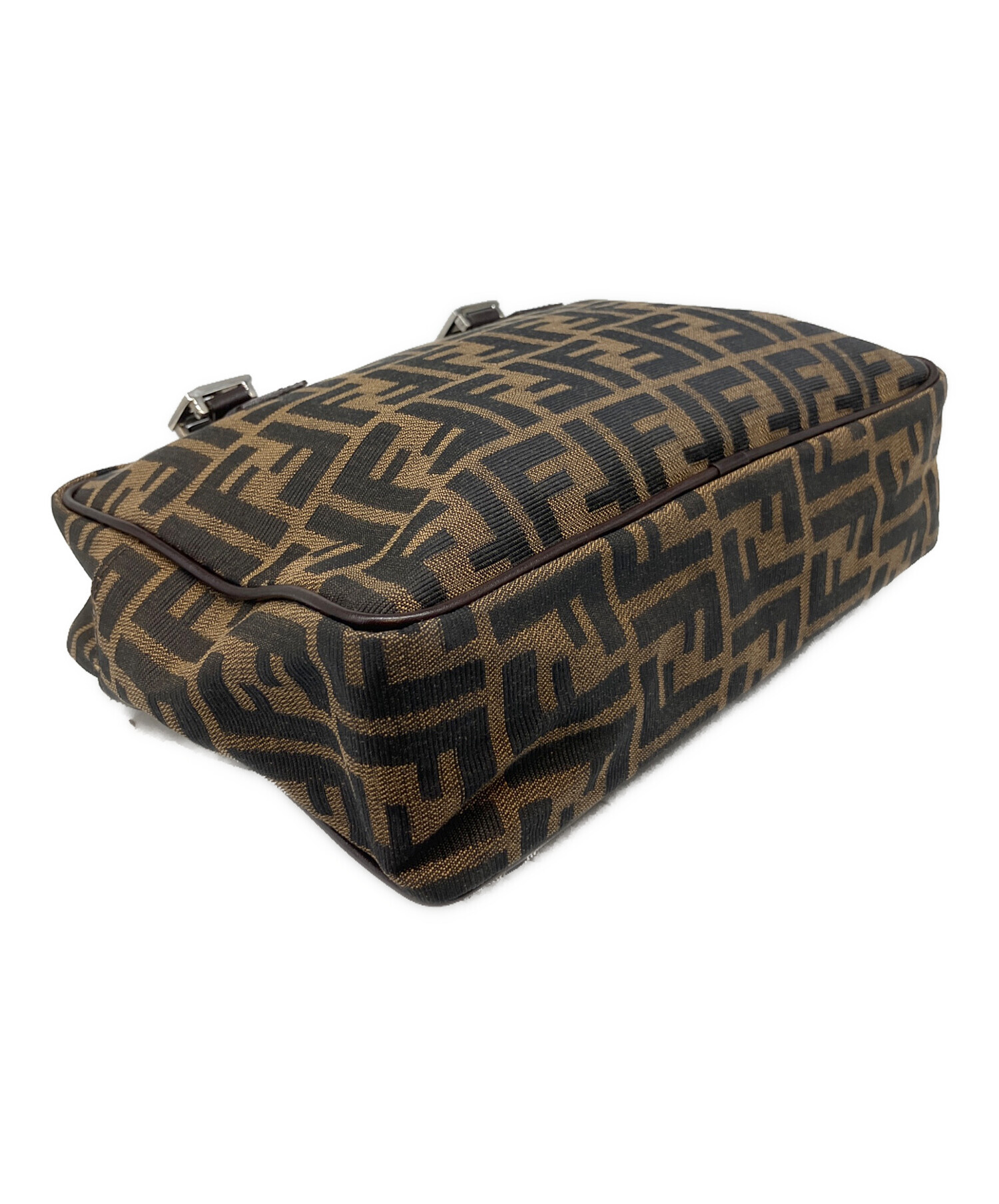 中古・古着通販】FENDI (フェンディ) ハンドバッグ ズッカ ブラウン