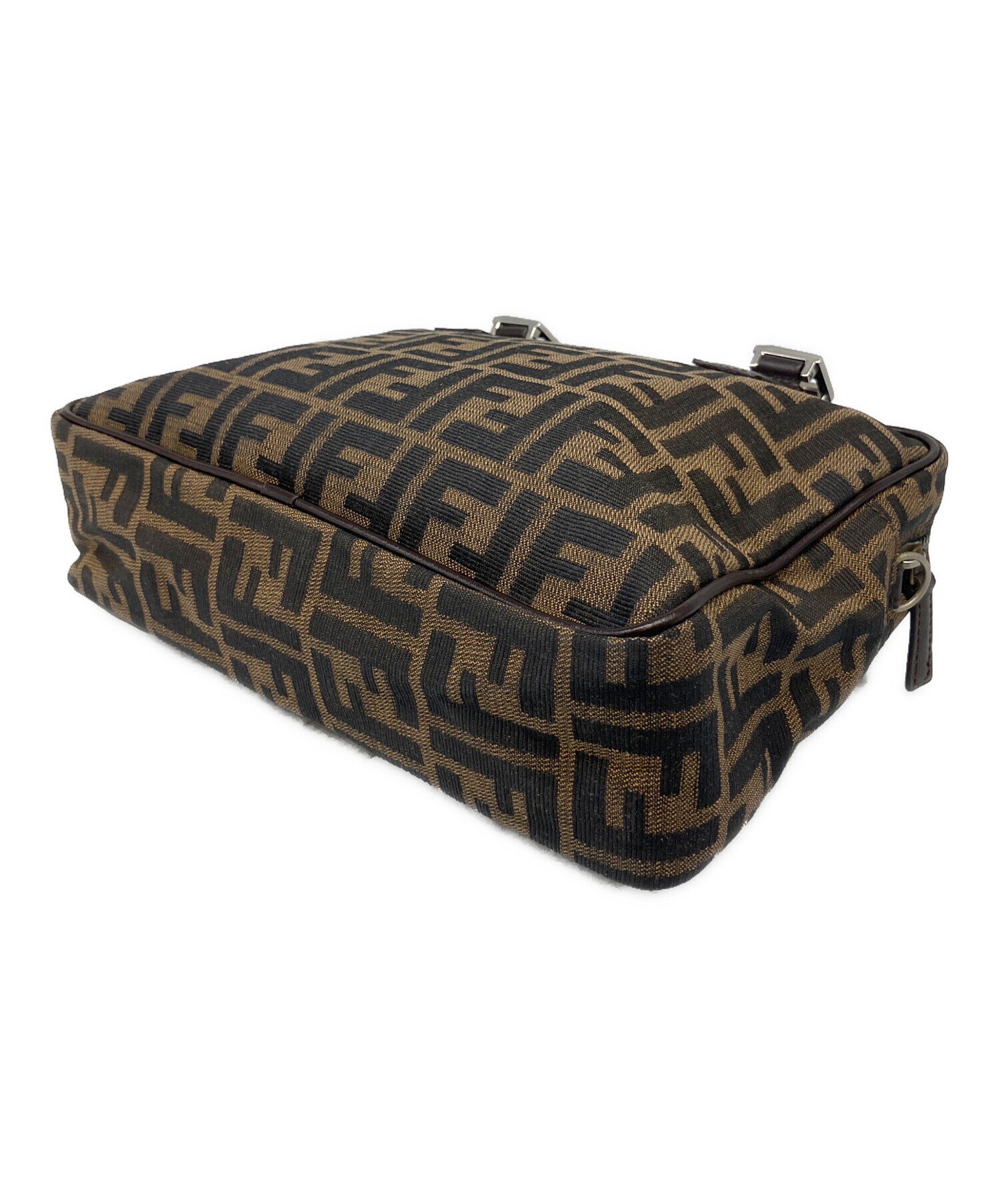 中古・古着通販】FENDI (フェンディ) ハンドバッグ ズッカ ブラウン