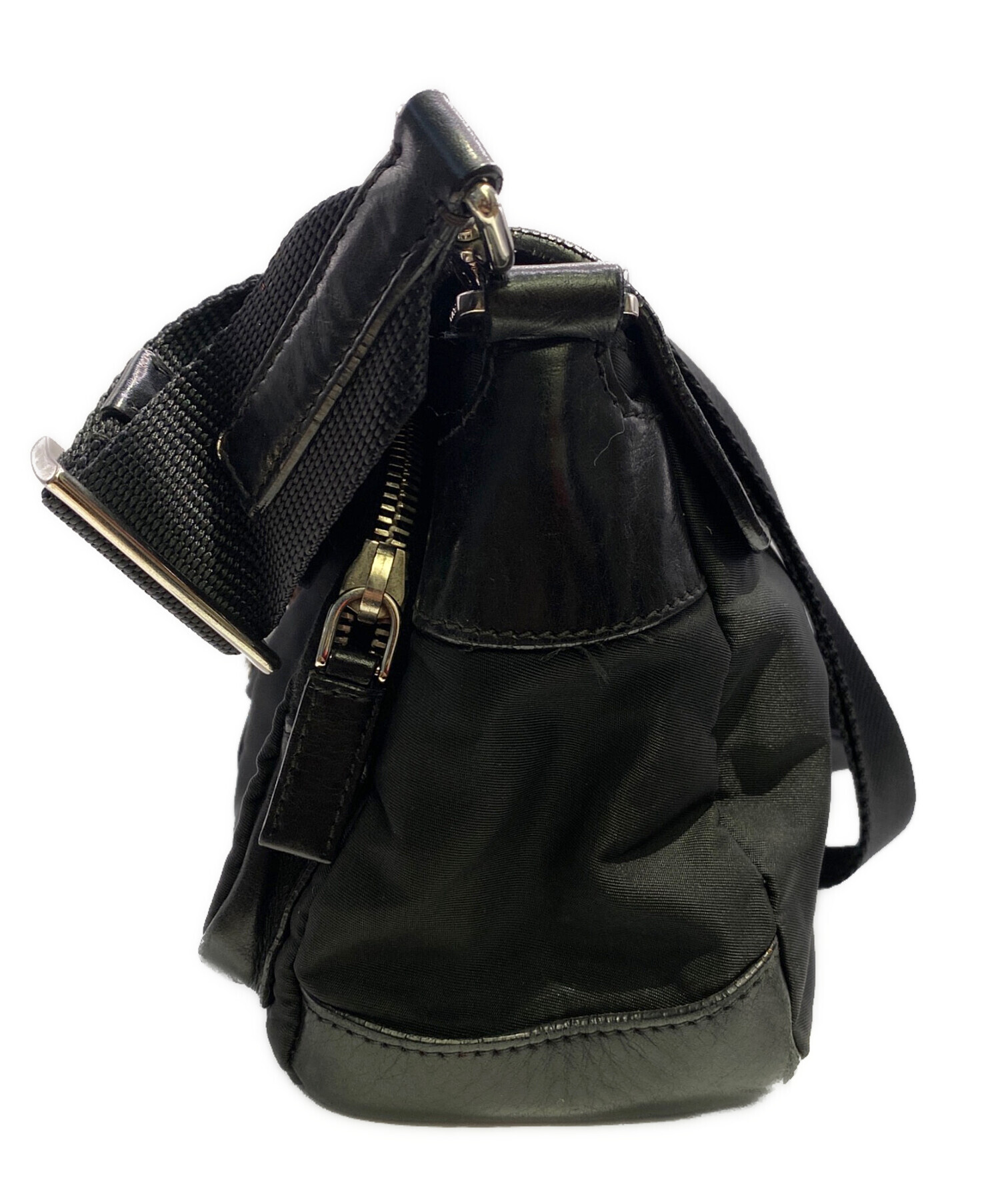 中古・古着通販】PRADA (プラダ) ショルダーバッグ ブラック｜ブランド