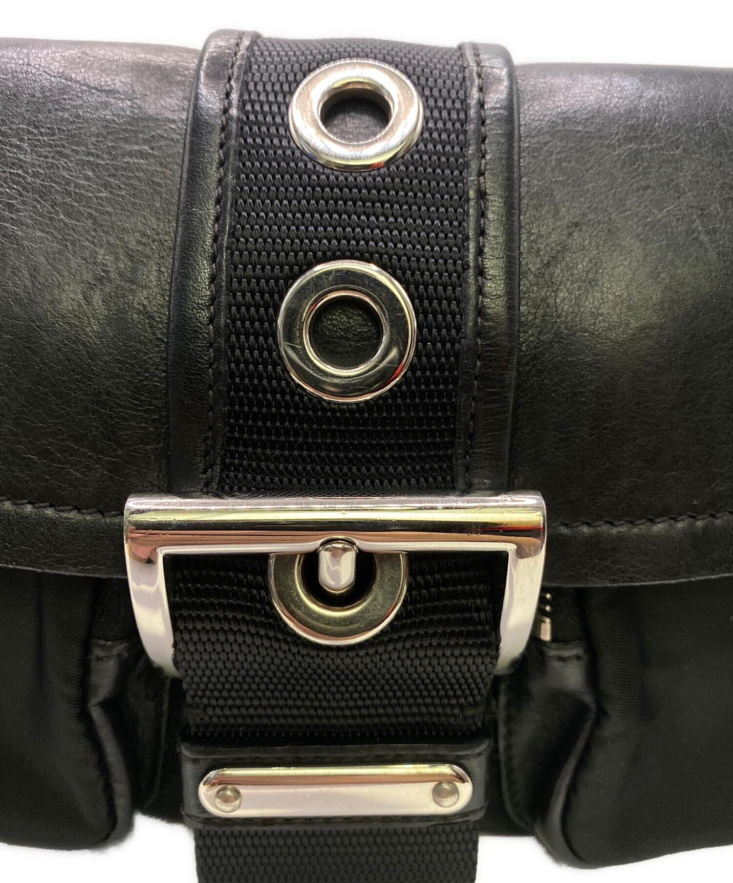 中古・古着通販】PRADA (プラダ) ショルダーバッグ ブラック｜ブランド