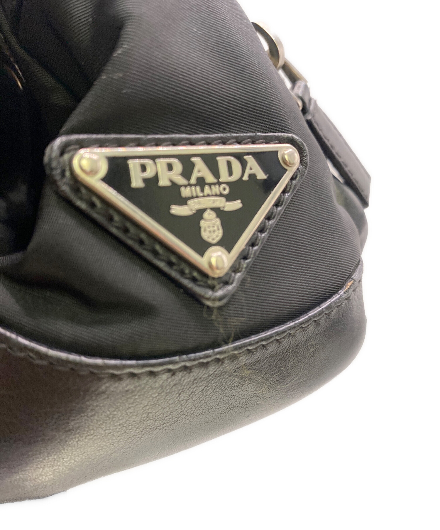 中古・古着通販】PRADA (プラダ) ショルダーバッグ ブラック｜ブランド