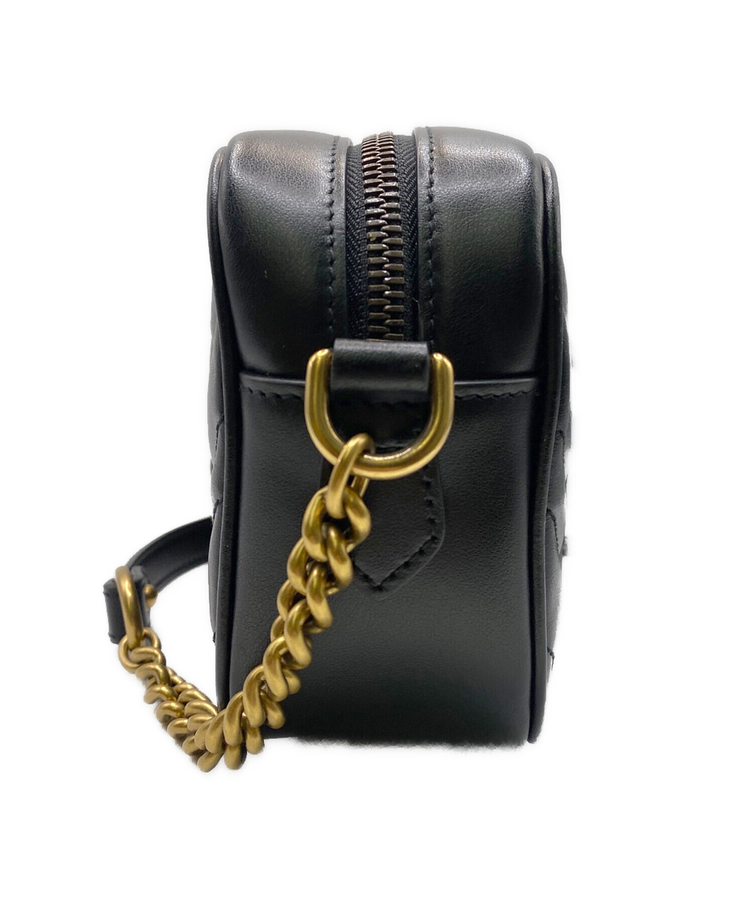 中古・古着通販】GUCCI (グッチ) GGマーモントミニ カメラバッグ