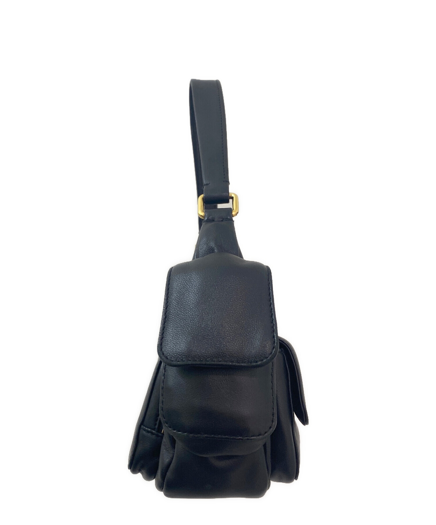 中古・古着通販】MIU MIU (ミュウミュウ) ナッパレザー ポケットバッグ