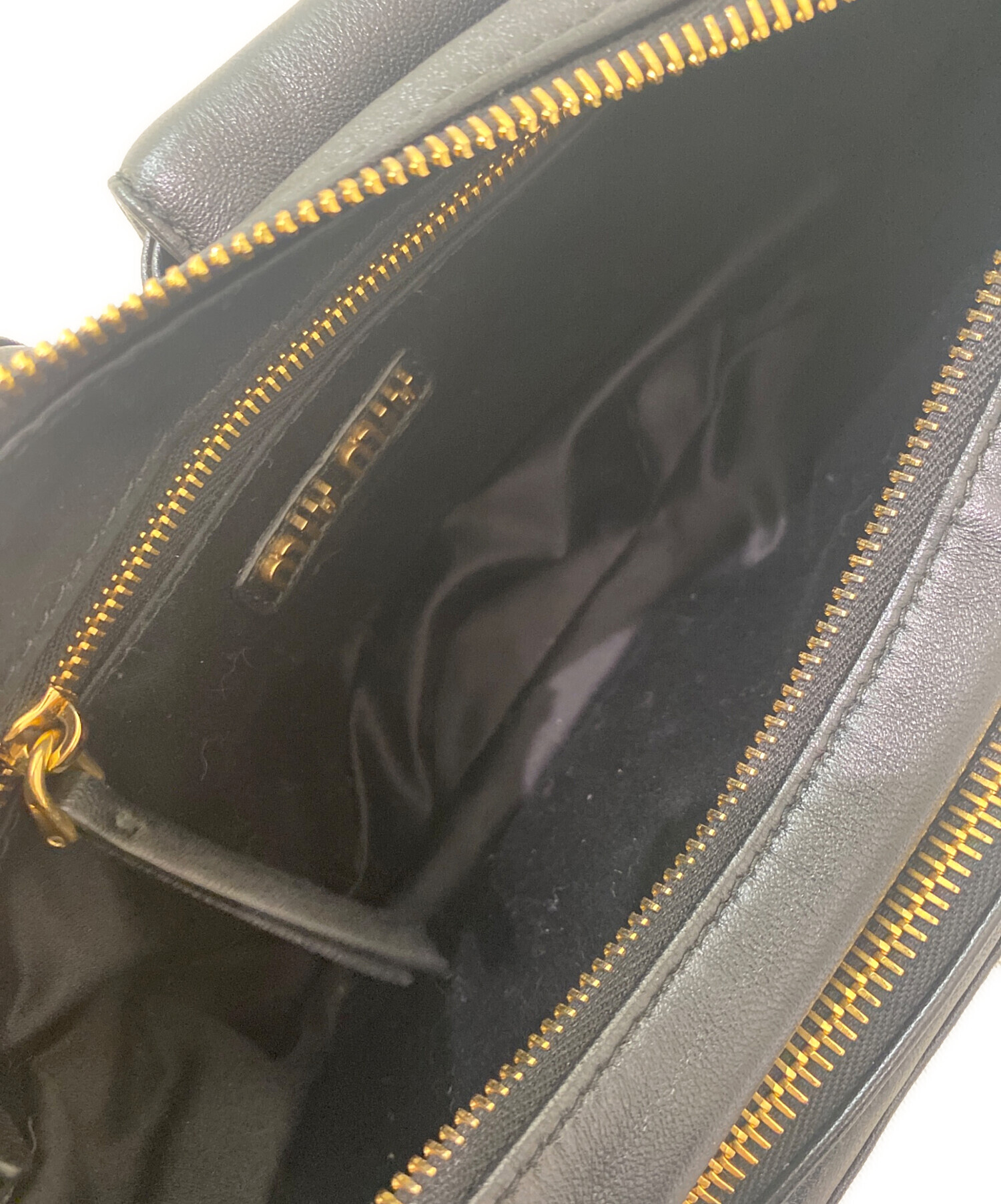 中古・古着通販】MIU MIU (ミュウミュウ) ナッパレザー ポケットバッグ 