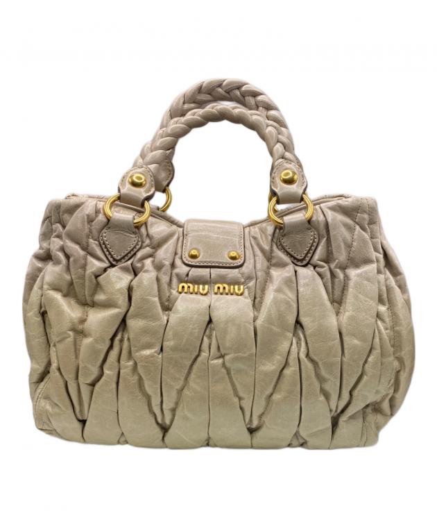 中古・古着通販】MIU MIU (ミュウミュウ) マテラッセハンドバッグ