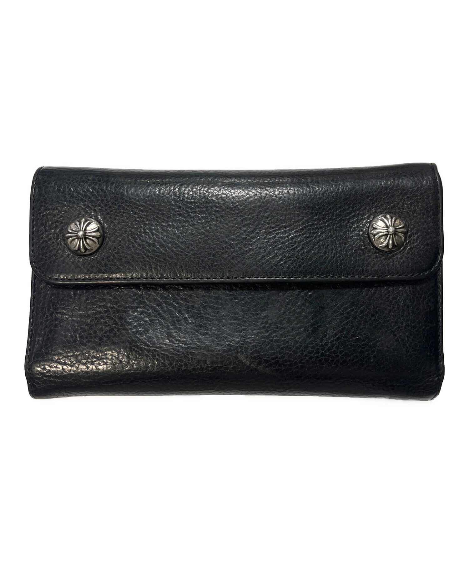 中古・古着通販】CHROME HEARTS (クロムハーツ) WAVE CROSS BTN/クロス