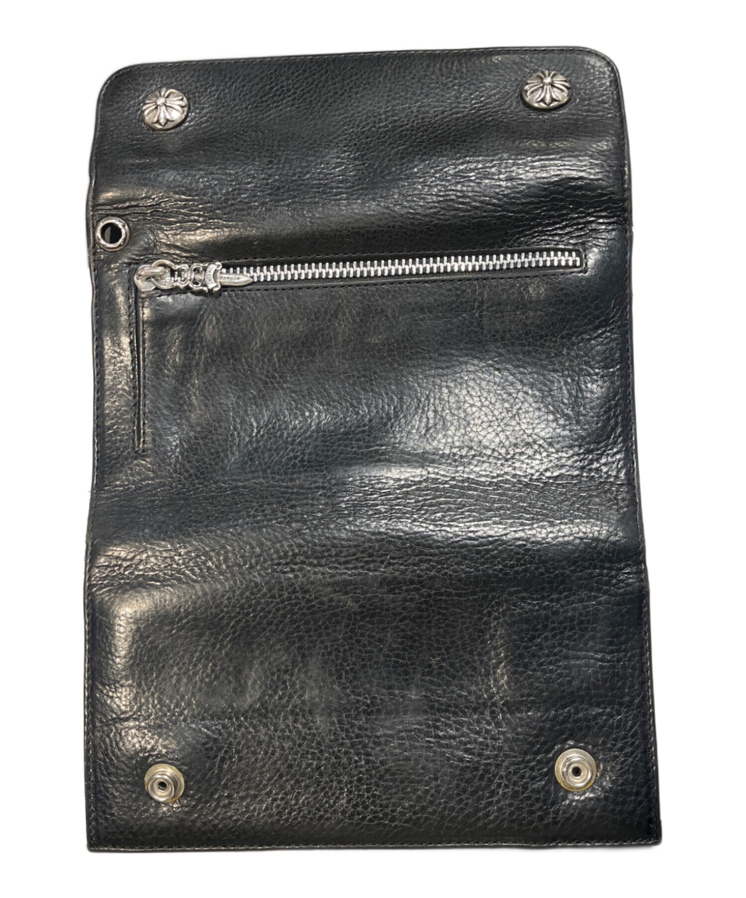 中古・古着通販】CHROME HEARTS (クロムハーツ) WAVE CROSS BTN/クロス