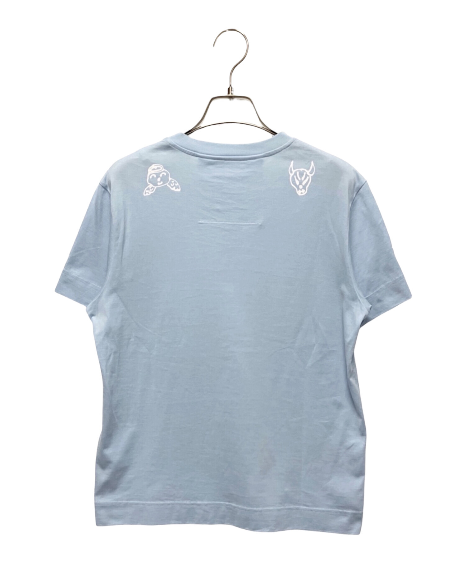 中古・古着通販】GIVENCHY (ジバンシィ) プリントTシャツ スカイブルー