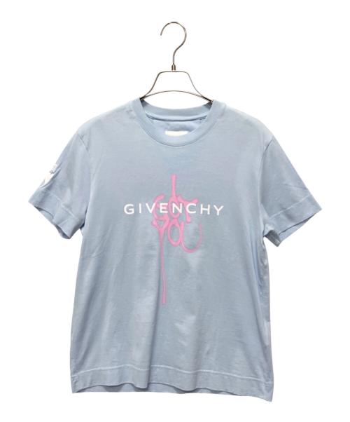 中古・古着通販】GIVENCHY (ジバンシィ) プリントTシャツ スカイブルー
