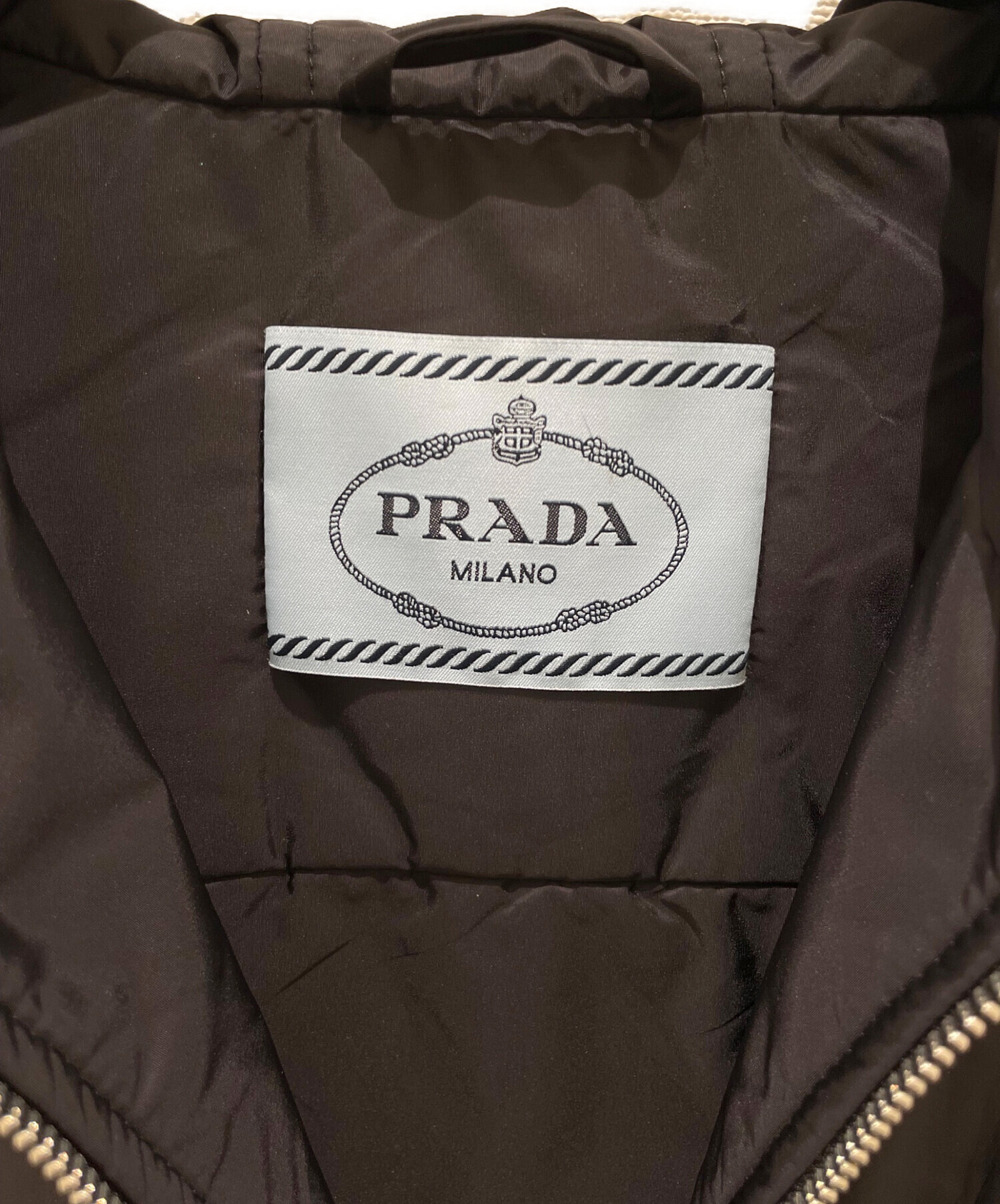 中古・古着通販】PRADA (プラダ) ロゴプレートナイロンジャケット