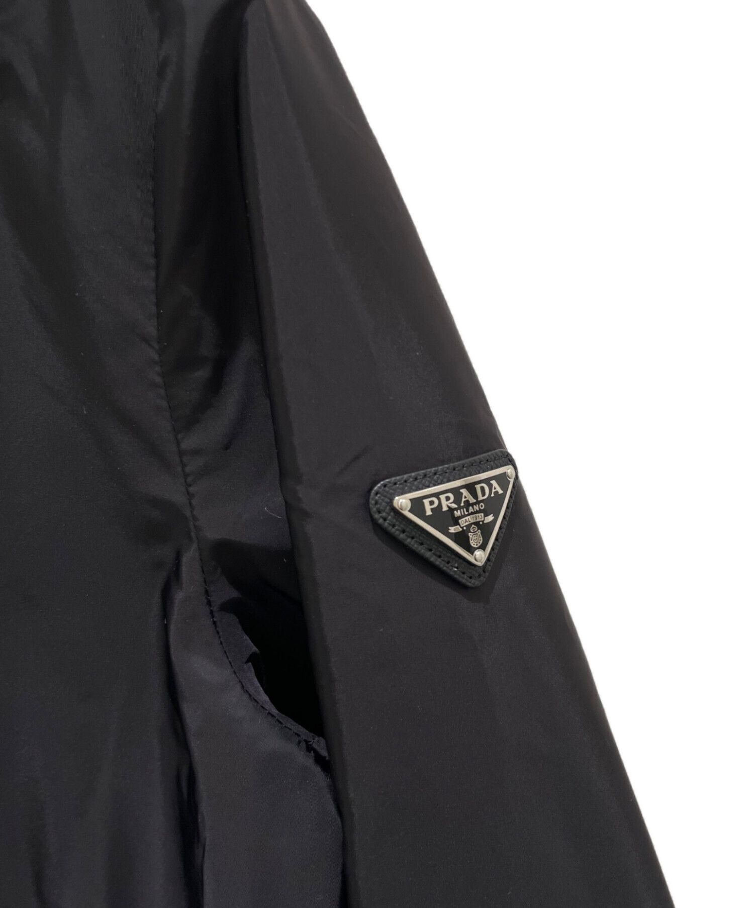 中古・古着通販】PRADA (プラダ) ロゴプレートナイロンジャケット