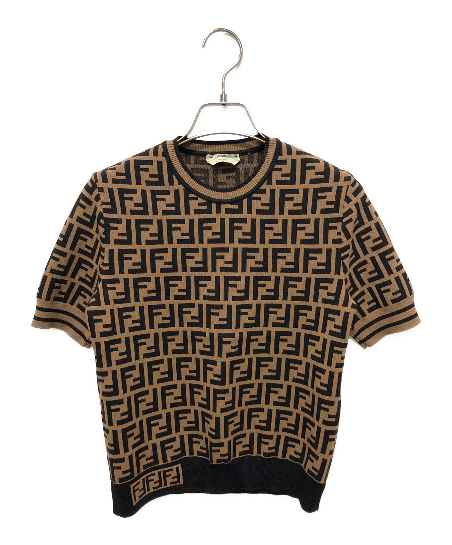 中古・古着通販】FENDI (フェンディ) ズッカニット ブラウン サイズ:38