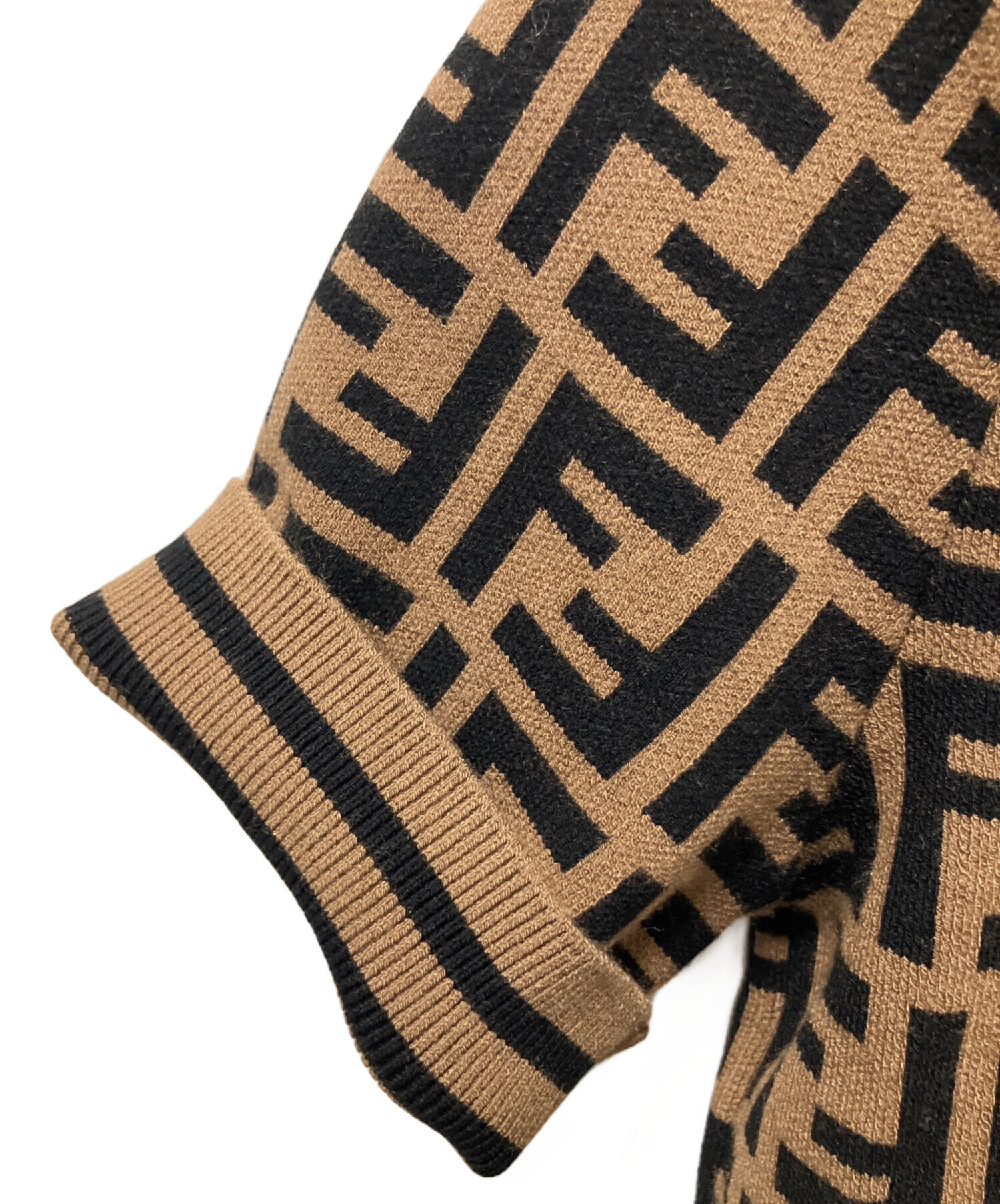 中古・古着通販】FENDI (フェンディ) ズッカニット ブラウン サイズ:38