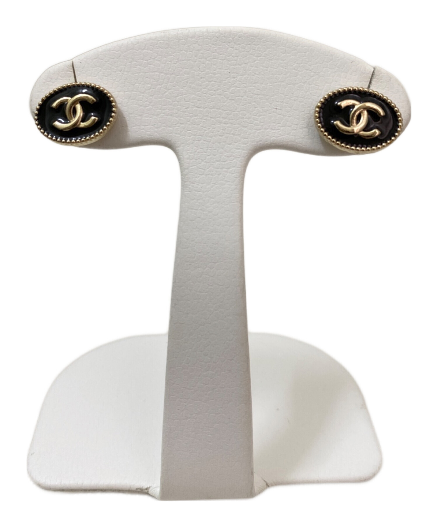 中古・古着通販】CHANEL (シャネル) ココマークオーバルピアス