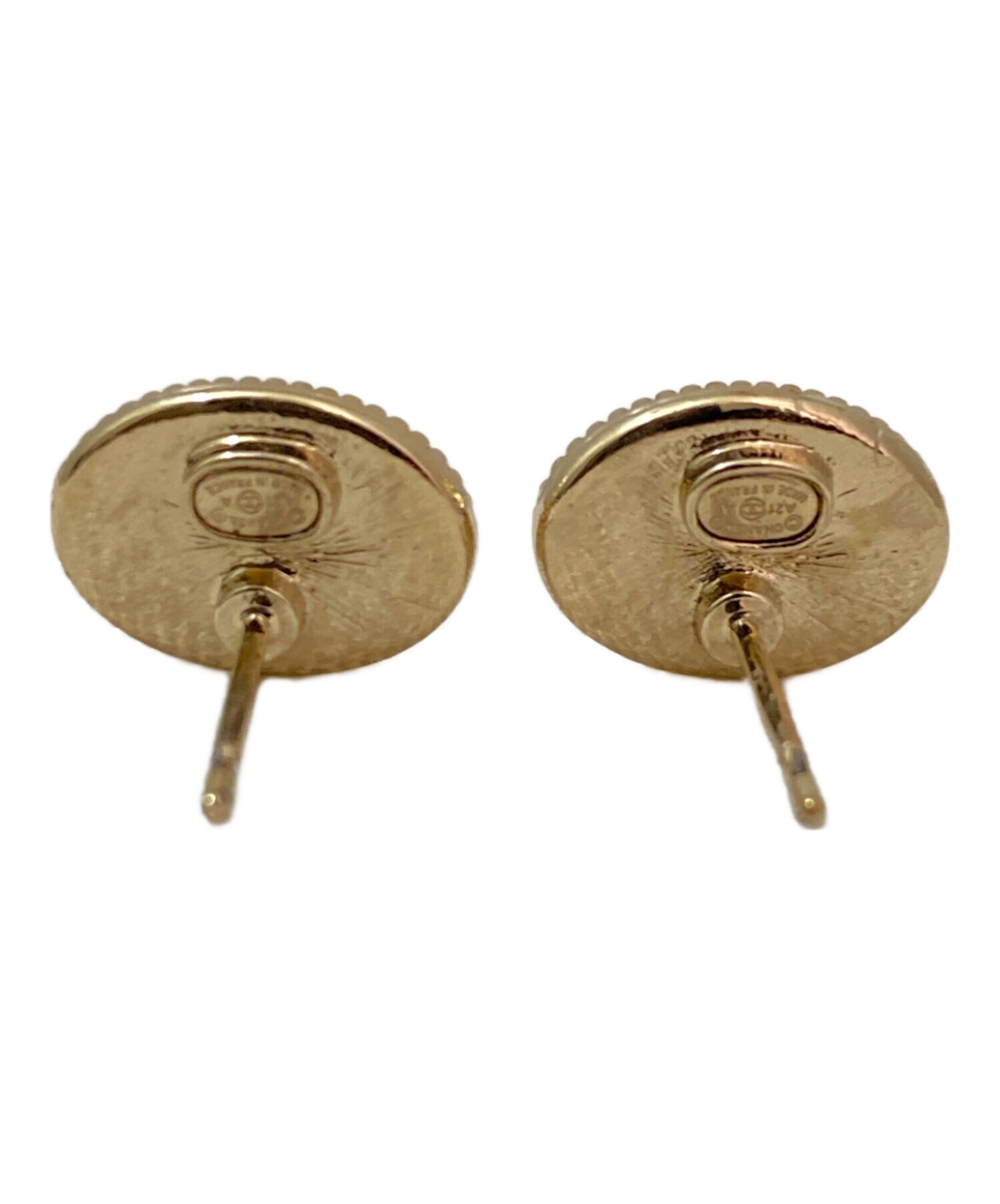 中古・古着通販】CHANEL (シャネル) ココマークオーバルピアス