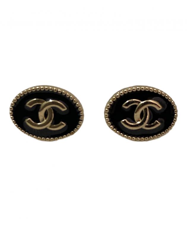 中古・古着通販】CHANEL (シャネル) ココマークオーバルピアス