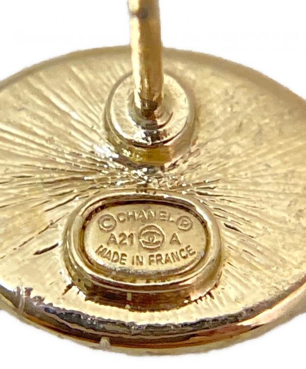 中古・古着通販】CHANEL (シャネル) ココマークオーバルピアス