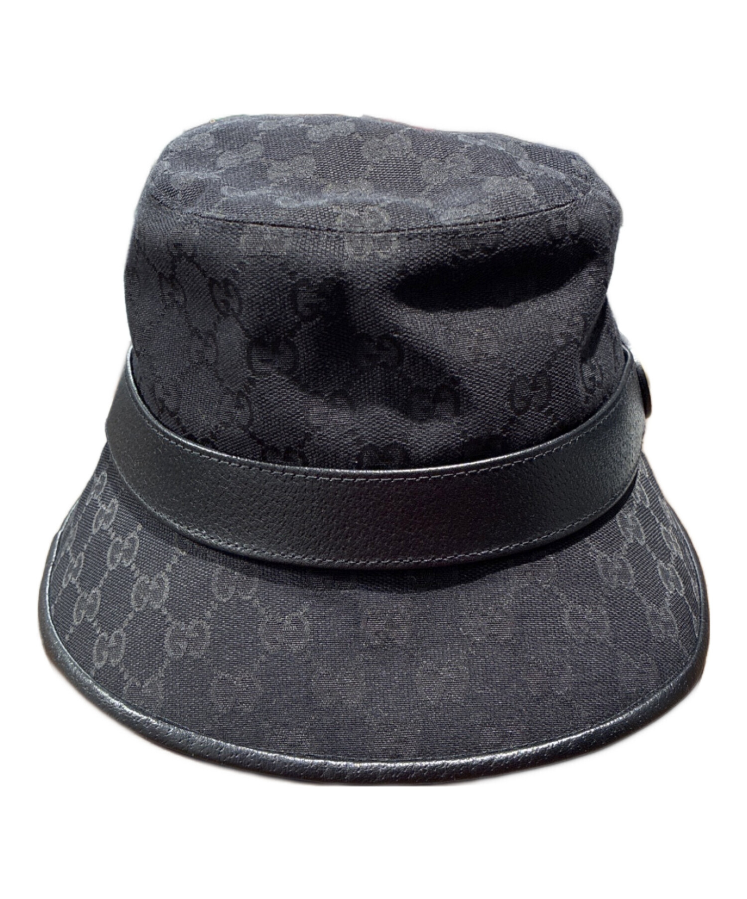 中古・古着通販】GUCCI (グッチ) GGマーモントハット ブラック サイズ