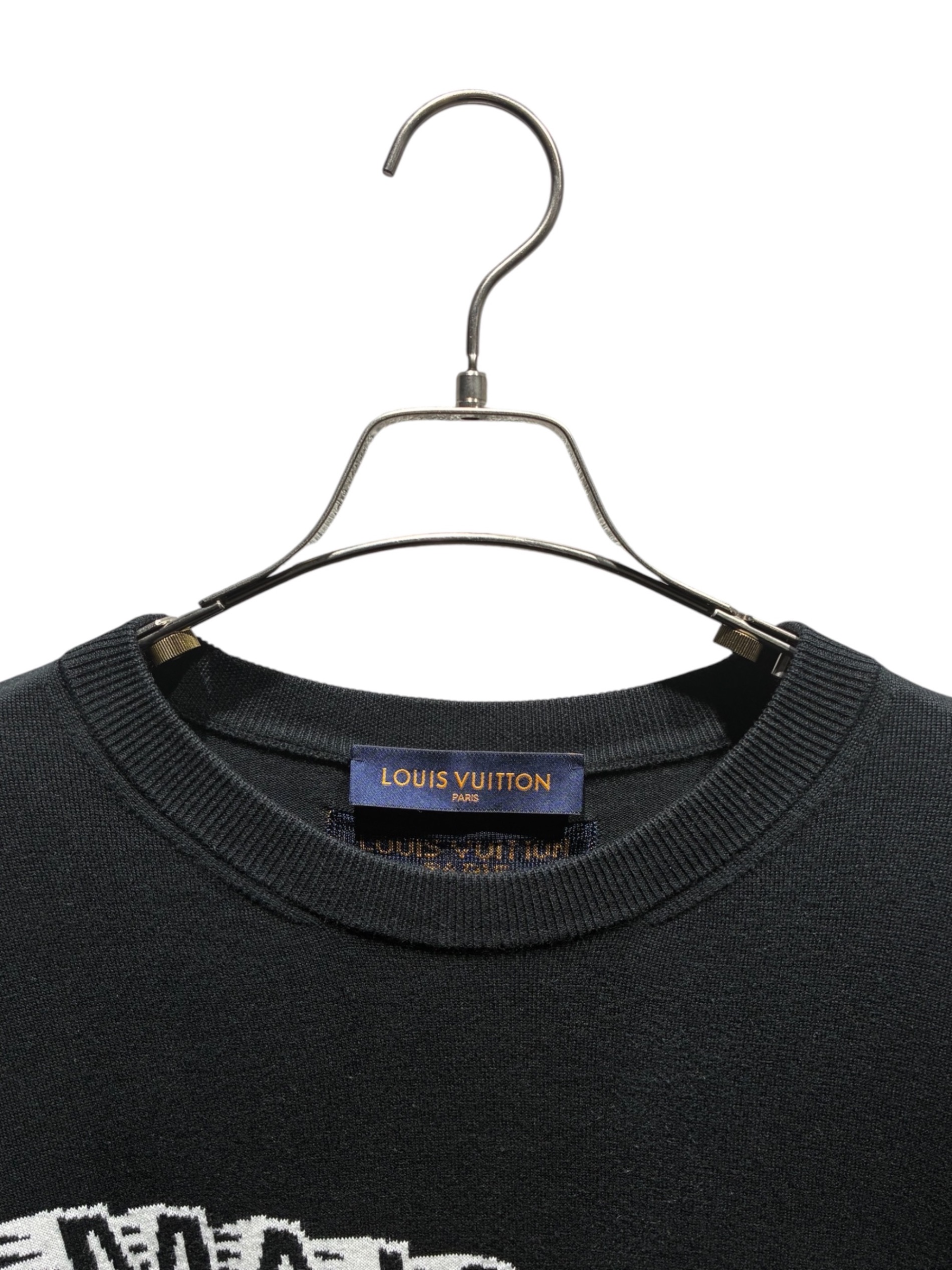 中古・古着通販】LOUIS VUITTON (ルイ ヴィトン) ロゴ半袖ニット