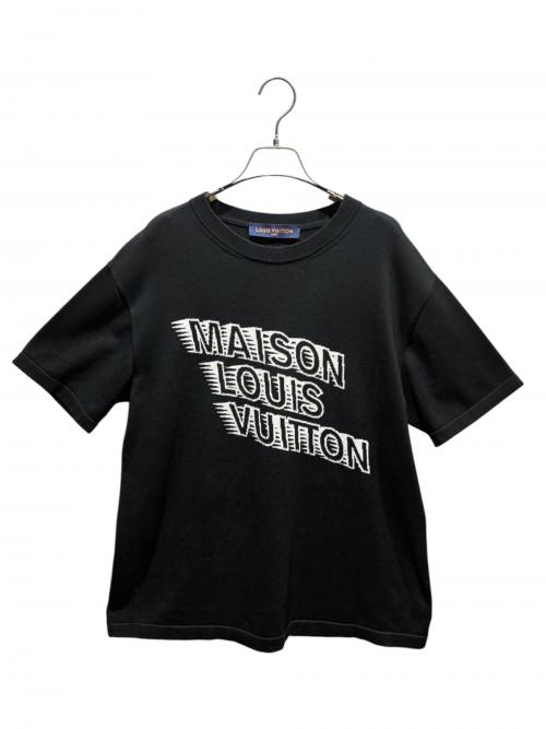 【LOUIS VUITTON】半袖ニット Tシャツ M 美品 中古・古着通販】LOUIS VUITTON (ルイ ヴィトン) ロゴ半袖ニット