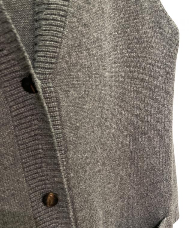 中古・古着通販】HERMES (エルメス) カシミヤカーディガン グレー