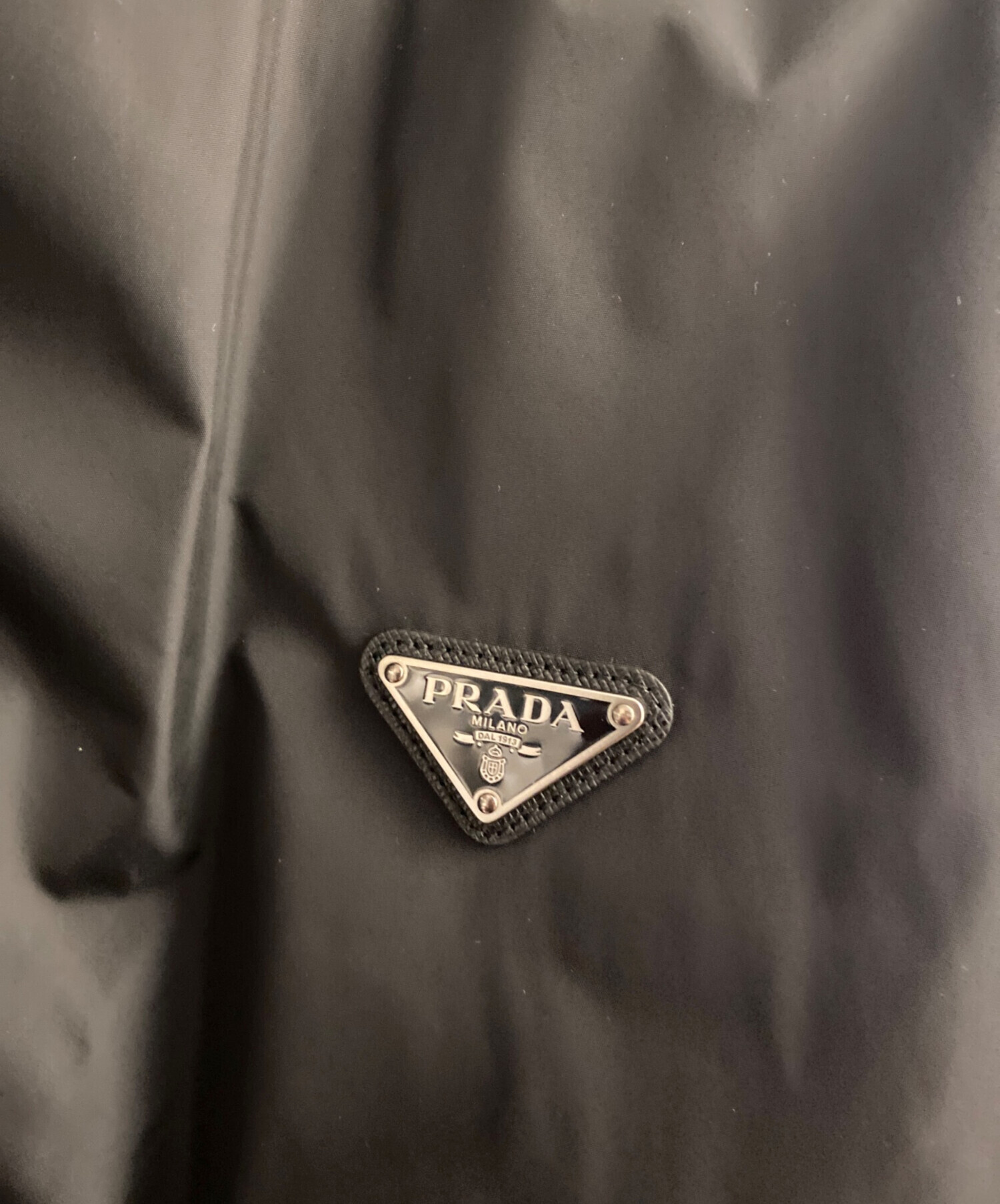 中古・古着通販】PRADA (プラダ) ロゴプレートダウンジャケット