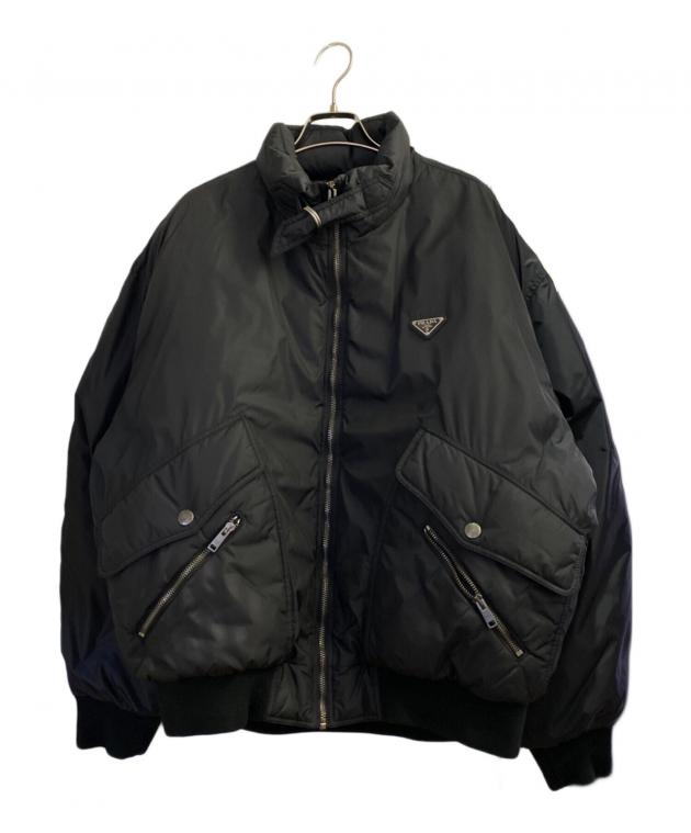 中古・古着通販】PRADA (プラダ) ロゴプレートダウンジャケット