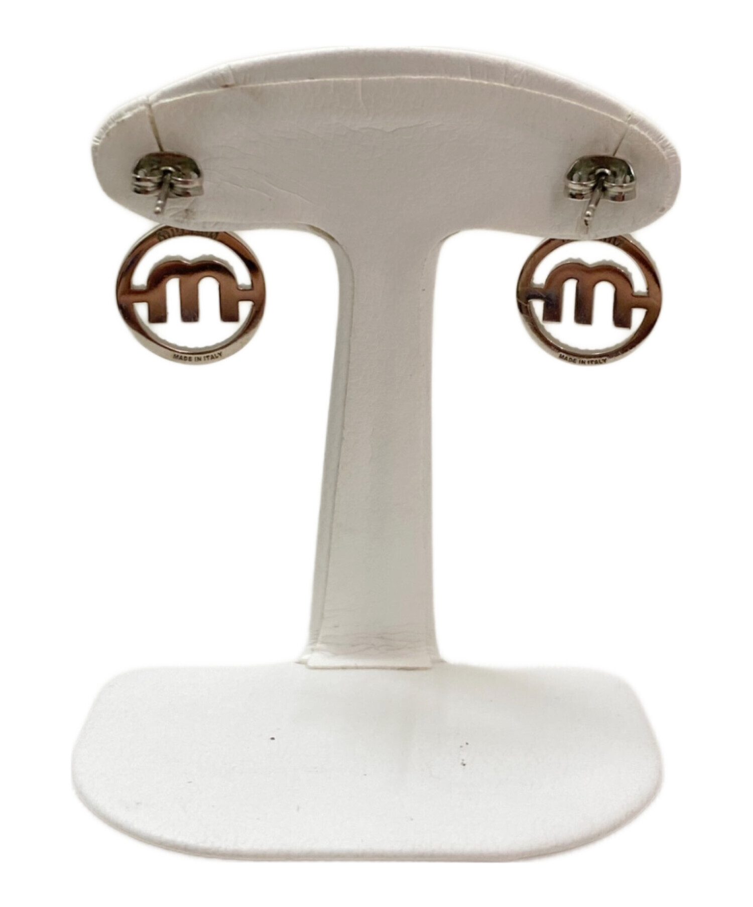 中古・古着通販】MIU MIU (ミュウミュウ) ラインストーンピアス