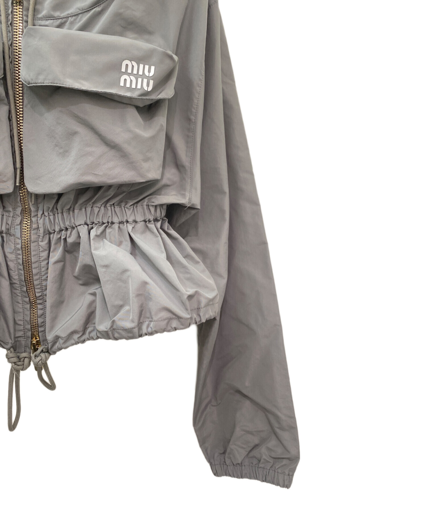 中古・古着通販】MIU MIU (ミュウミュウ) TELA TEC JACKET グレー